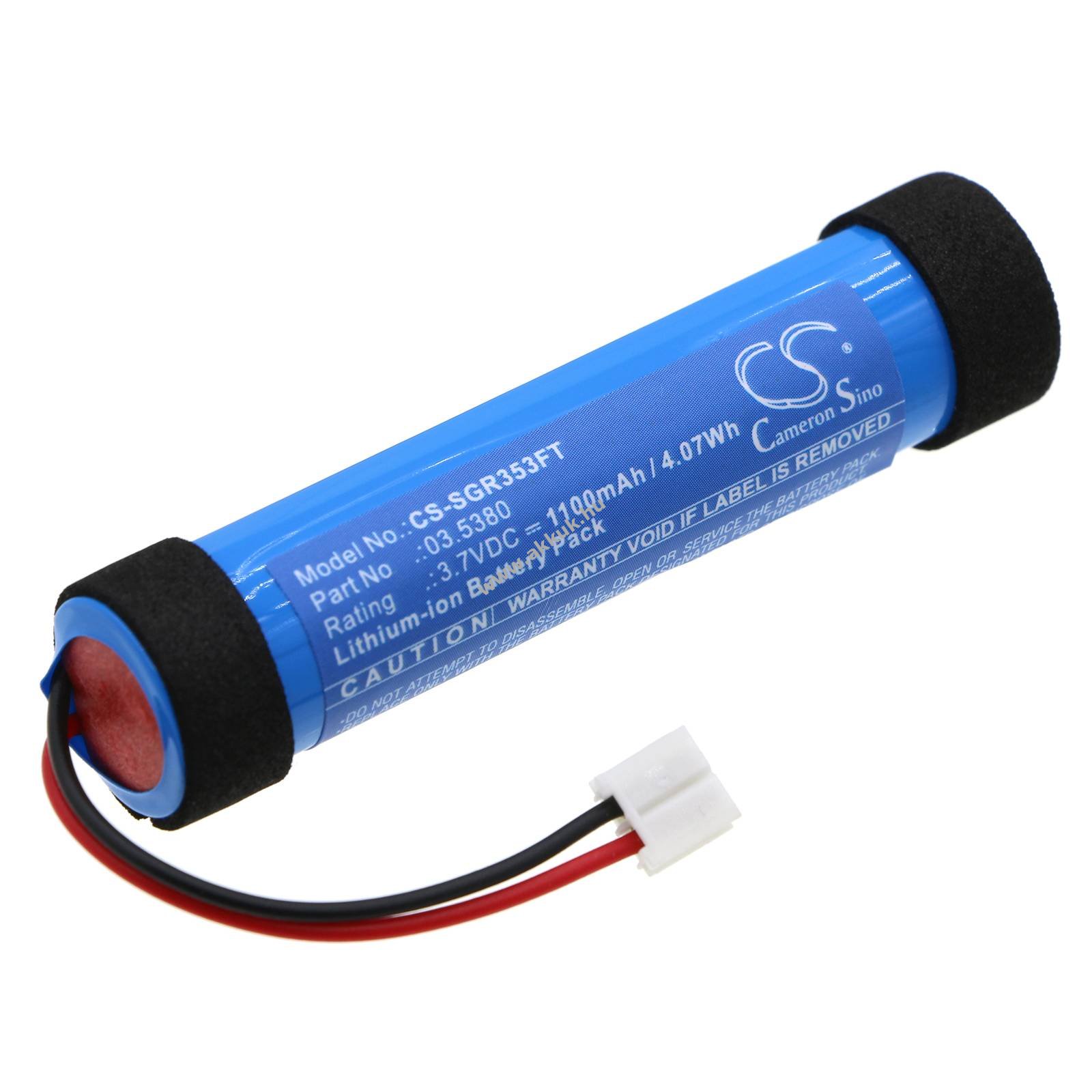 Helyettesítő zseblámpa akku SCANGRIP MiniMag COB LED 03.5380 3.7V 1100mAh 1db/csomag Li-ion 4.07Wh