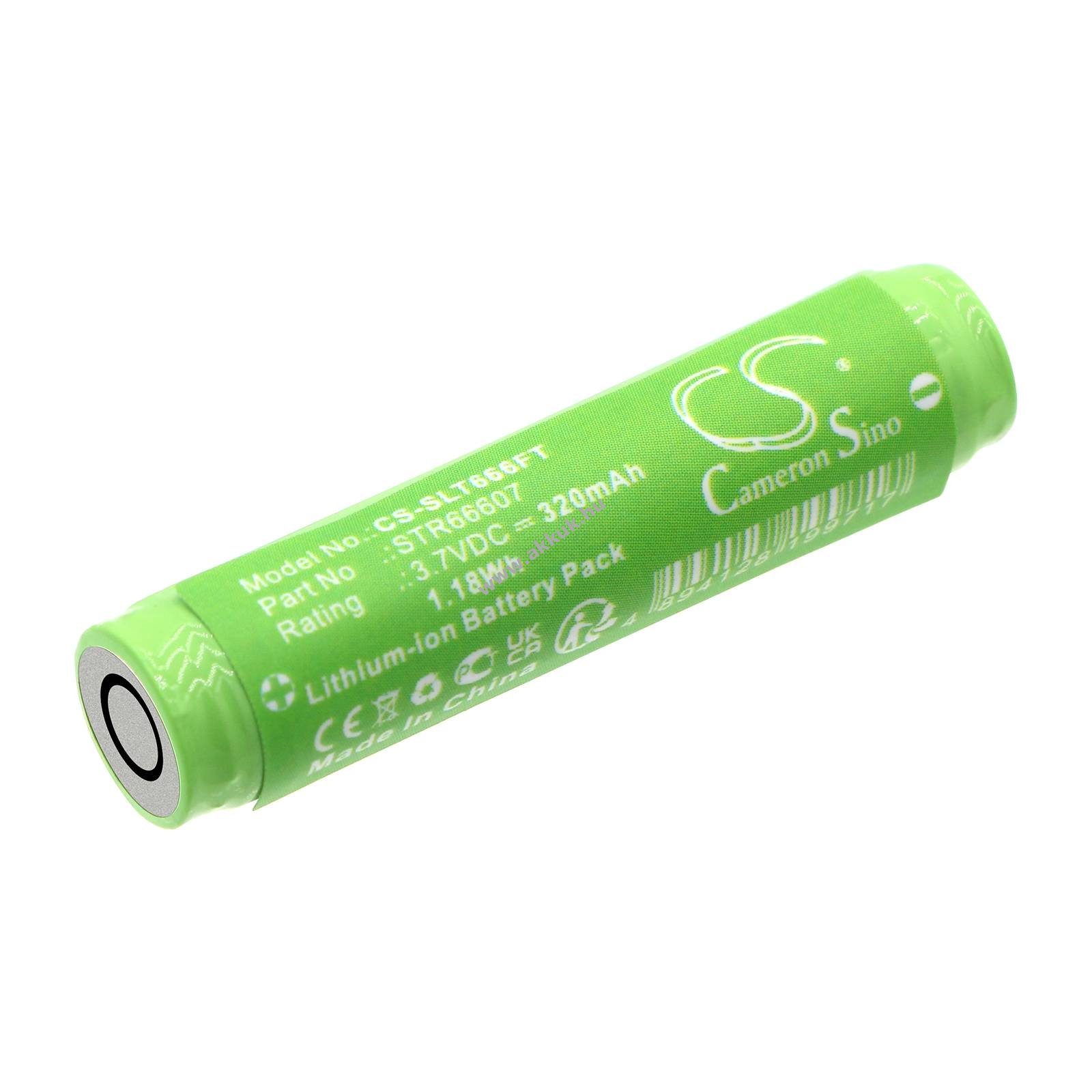 Helyettesítő zseblámpa akku Streamlight MicroStream USB STR66607 320mAh 1.18Wh 3.7V