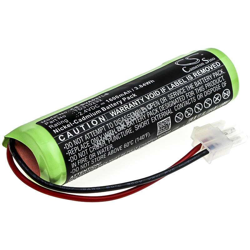 Helyettesítő vészvilágítás akku Schneider RILUX TD310232 1600mAh/3.84Wh 2.4V
