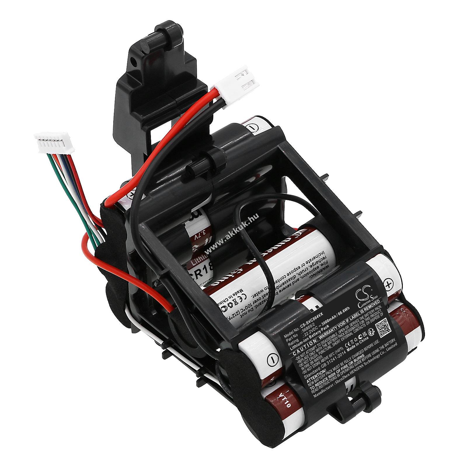 Helyettesítő porszívó akku Sencor SVC 8621TI / 56889/2 3000mAh 66.6Wh 22.2V