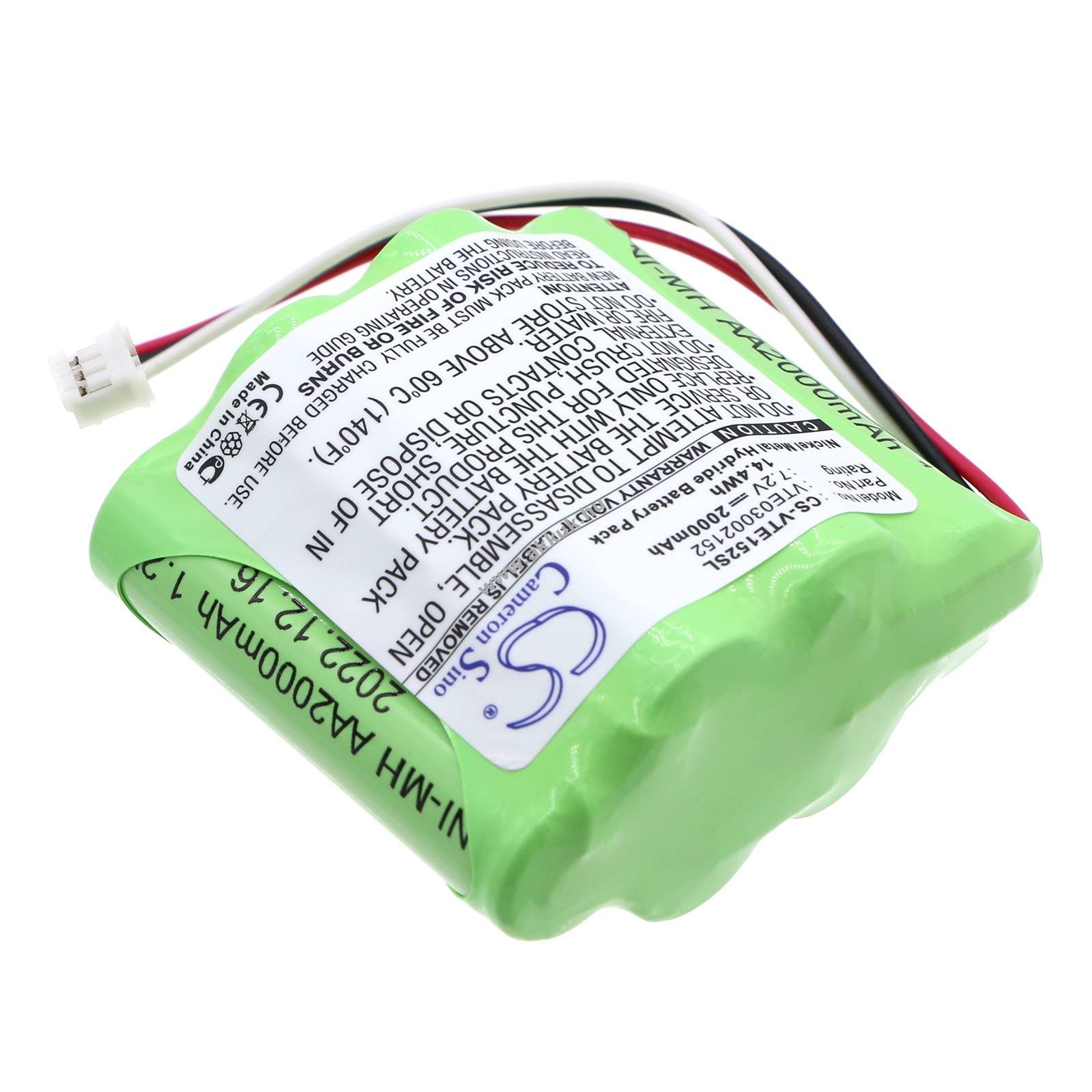 Helyettesítő mérőműszer akku Vetronix 03002152 VTE03002152 7.2V 2000mAh 14.4Wh