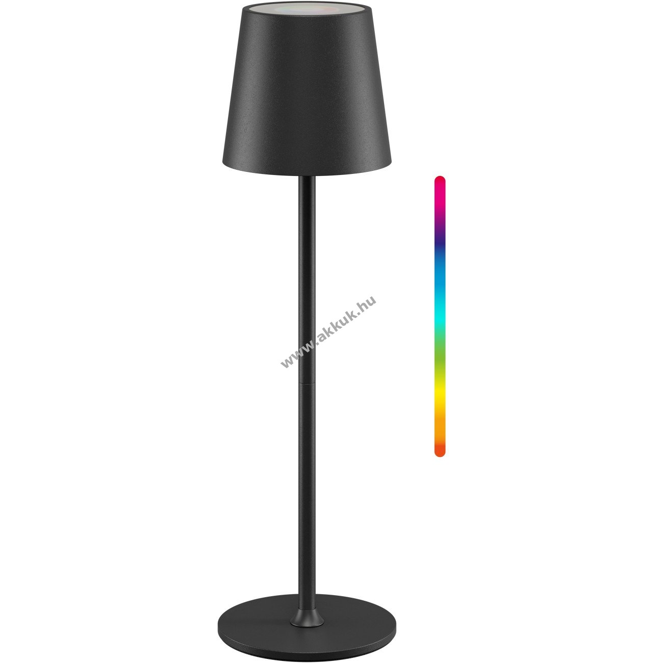Goobay vezeték nélküli RGBW LED asztali lámpa M 38cm 3W 140lm 3000K IP44 érintésvezérlés