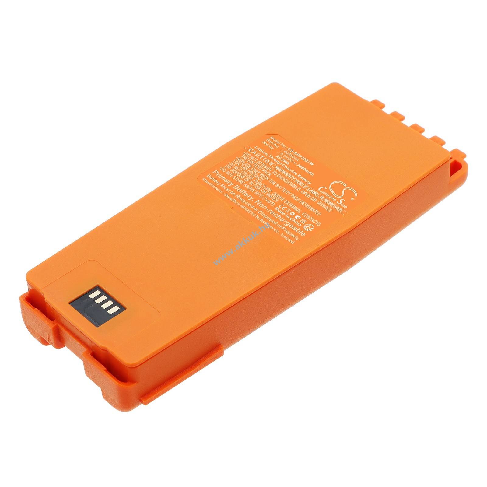 Helyettesítő adóvevő elem SAILOR SP3500 403504A 2800mAh 20.72Wh 7.4V