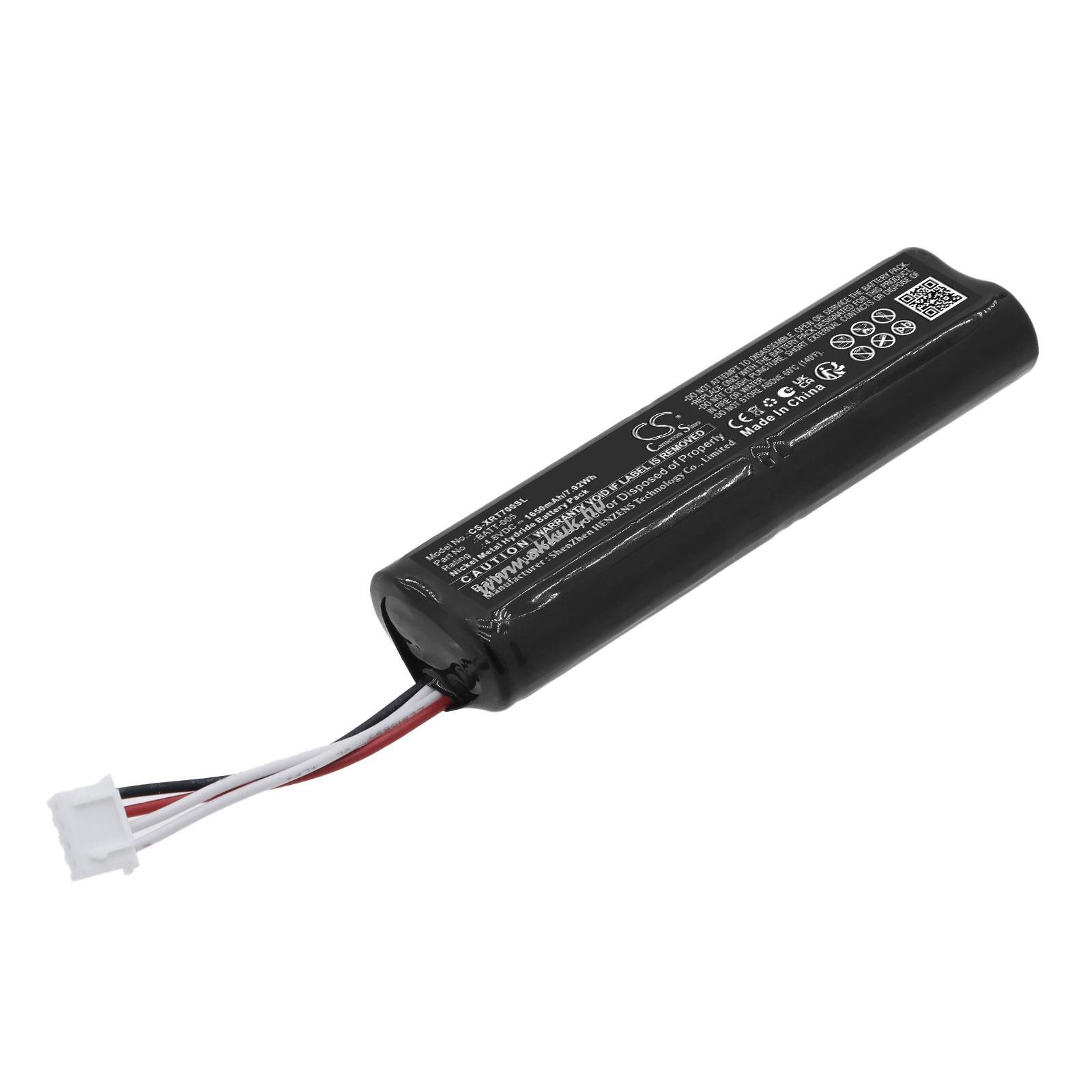 Helyettesítő mérőműszer akku X-Rite Ihara Plate P300 BATT-005 1650mAh 7.92Wh 4.8V