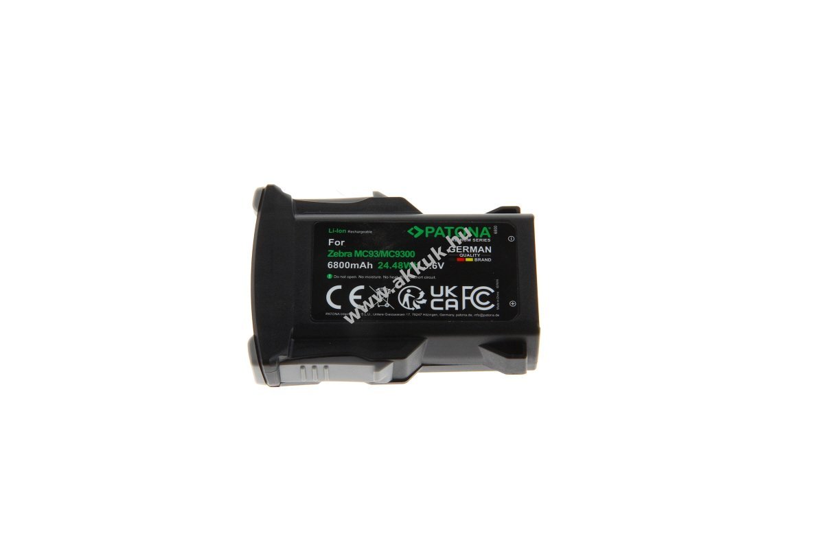 Helyettesítő akku Zebra MC9300 BTRY-MC93-STN-01 3,6V 6,8Ah Li-Ion