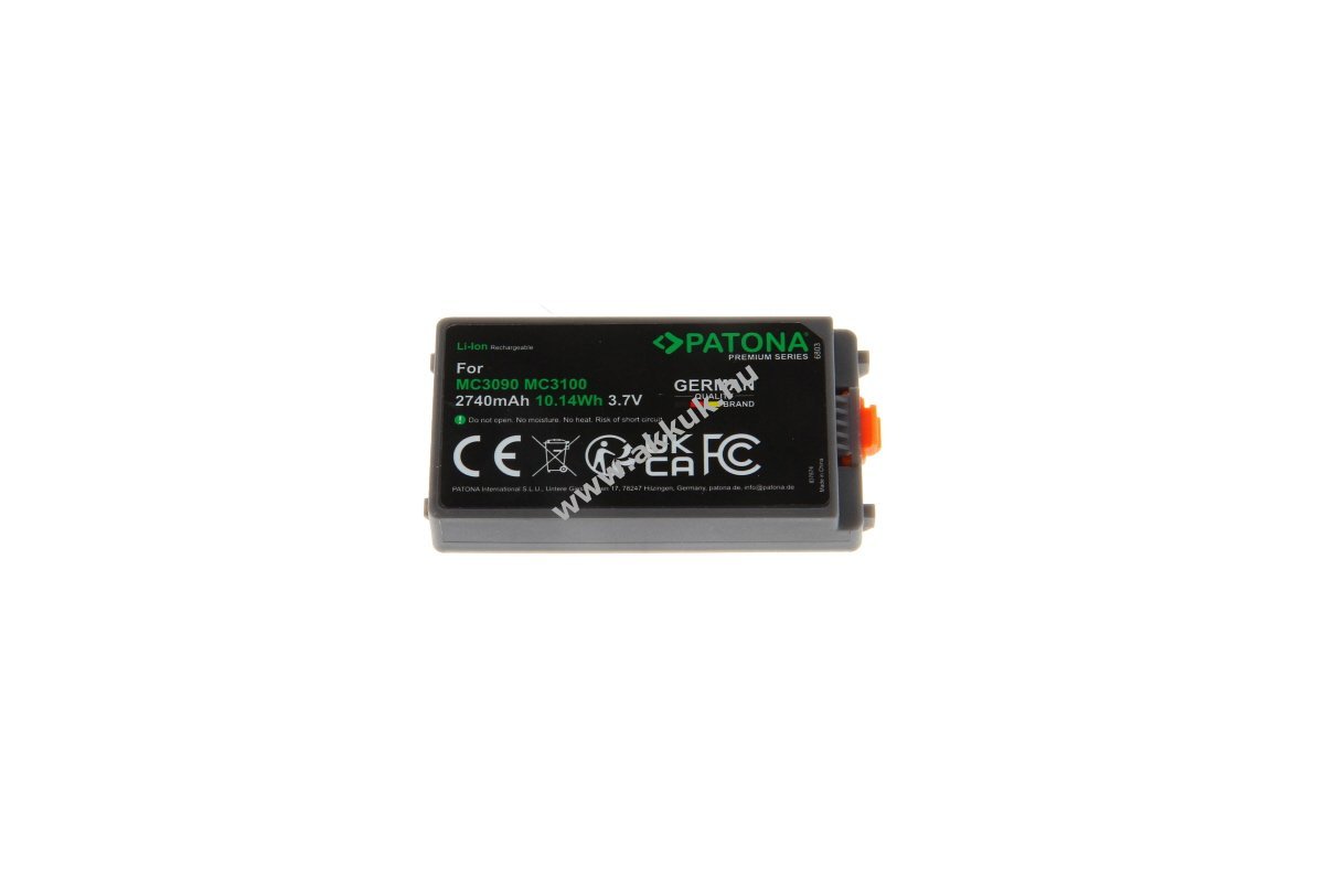 Helyettesítő akku Zebra MC3090/MC3100 BTRY-MC31KAB02 3,7V 2,74Ah Li-Ion