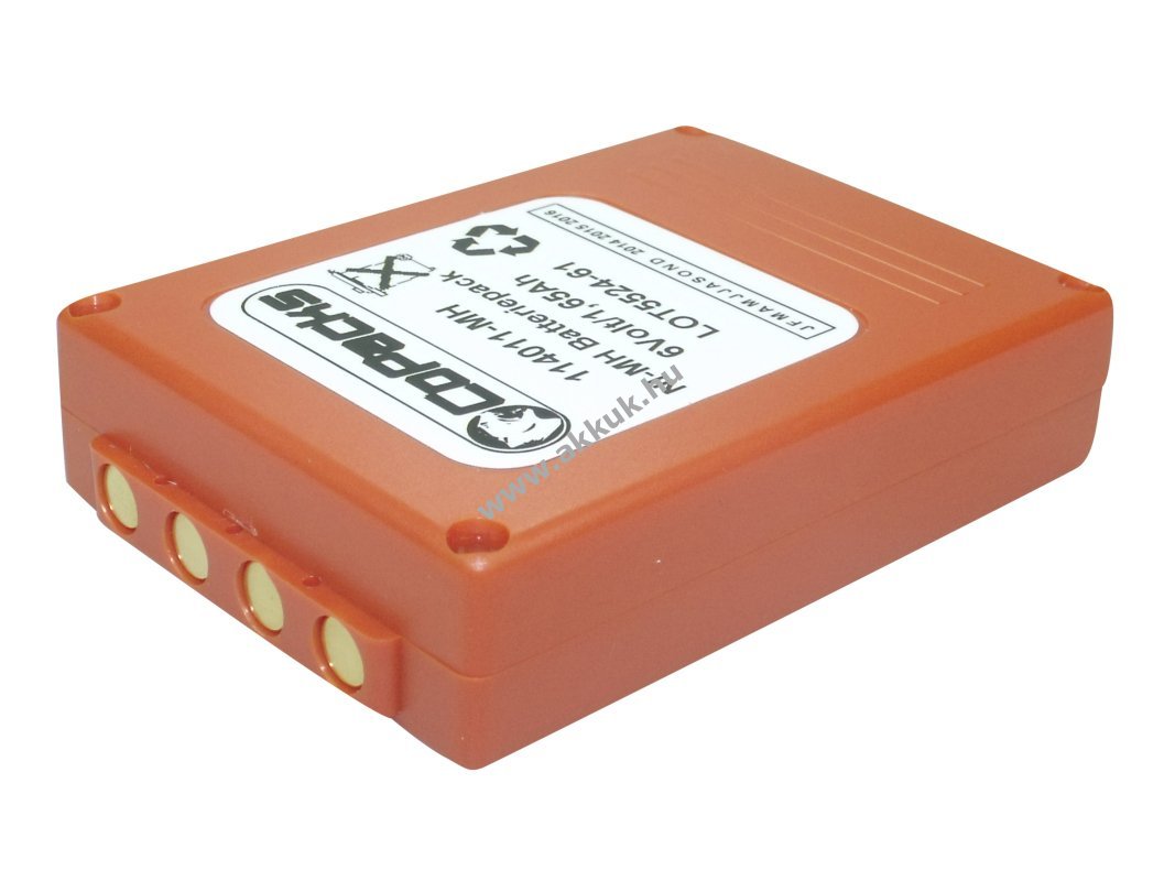 Helyettesítő akku HBC FUB05AA NM16B BA205030 6V 1,65Ah NiMH