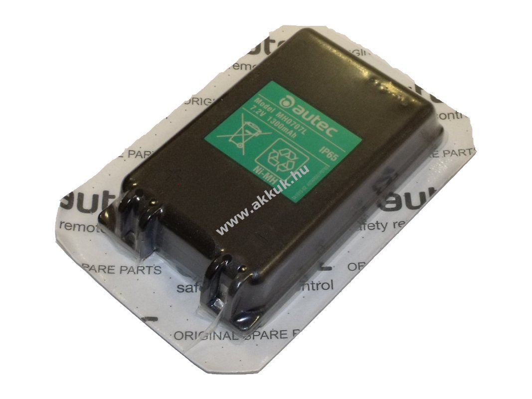 Eredeti Autec MH0707L akku 7,2V 1,3Ah NiMH
