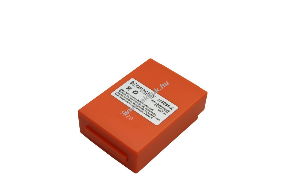Helyettesítő akku HBC BA225030 BA225000 BA225031 6V 2,20Ah NiMH
