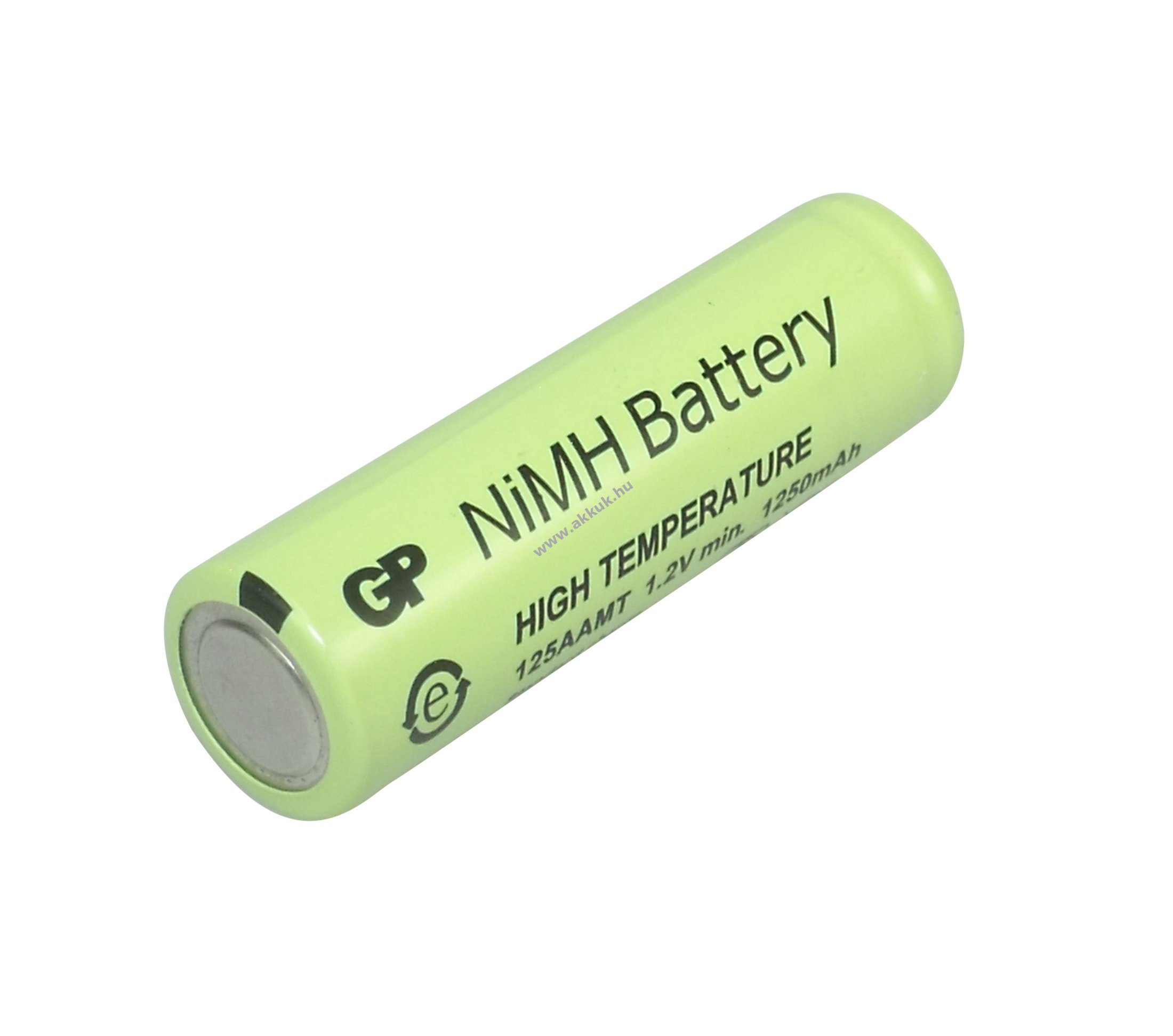 GP GP125AAMT AA Mignon ceruza magas hőmérséklet akku 1,2V 1250mAh NiMH