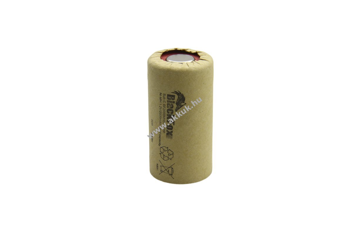 Helyettesítő akku Sub C SC 1,2V 2000mAh NiMH