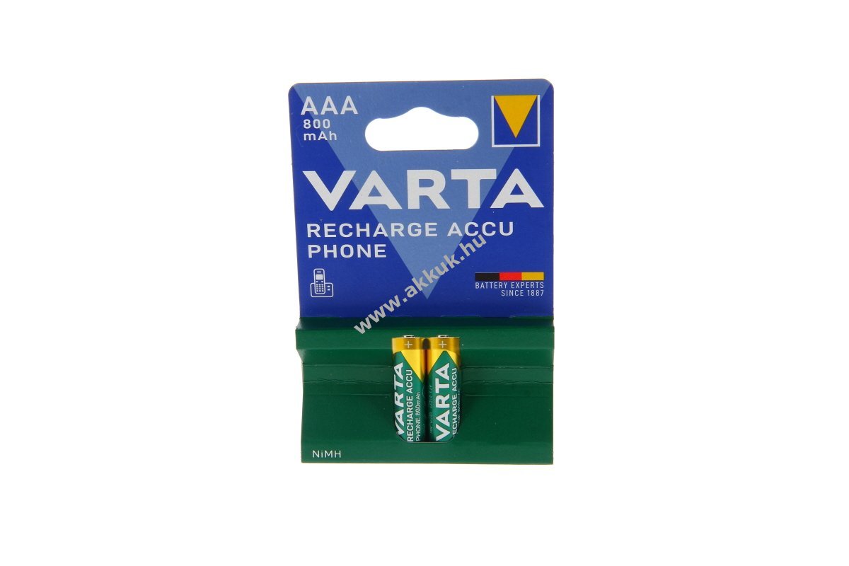 Varta PhonePower AAA (mikro) akku 1,2V 800mAh 2db/csomag NiMH