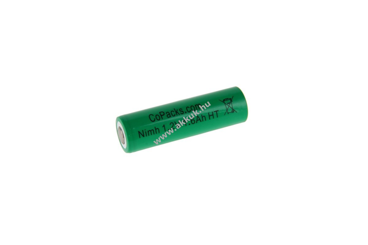 Helyettesítő akku AA Mignon ceruza ipari magas hőmérsékletű 1,2V 1600mAh NiMH