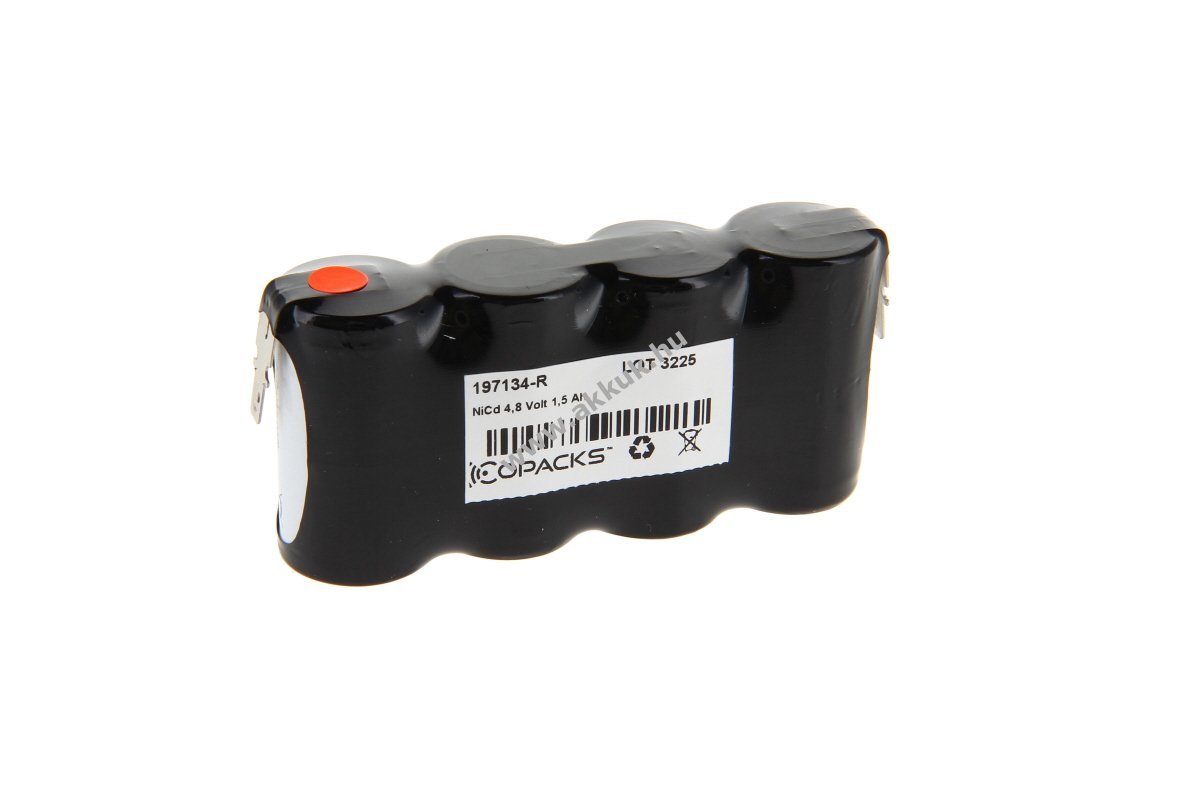 Helyettesítő akku NC Sub C 4,8V 1,5Ah akkupakk