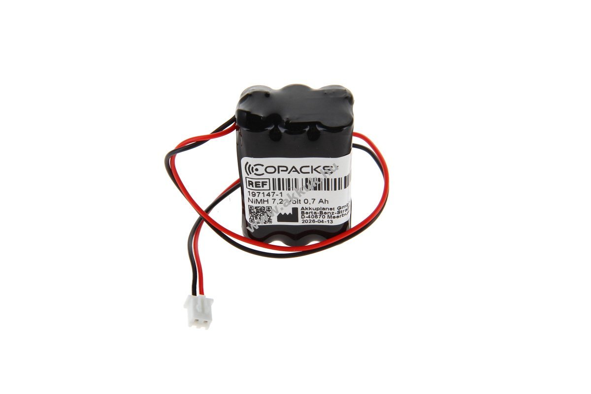 Helyettesítő akku Esylux EN10030956 vész- és biztonsági világítás AAA 7,2V 700mAh 1db/csomag NiMH
