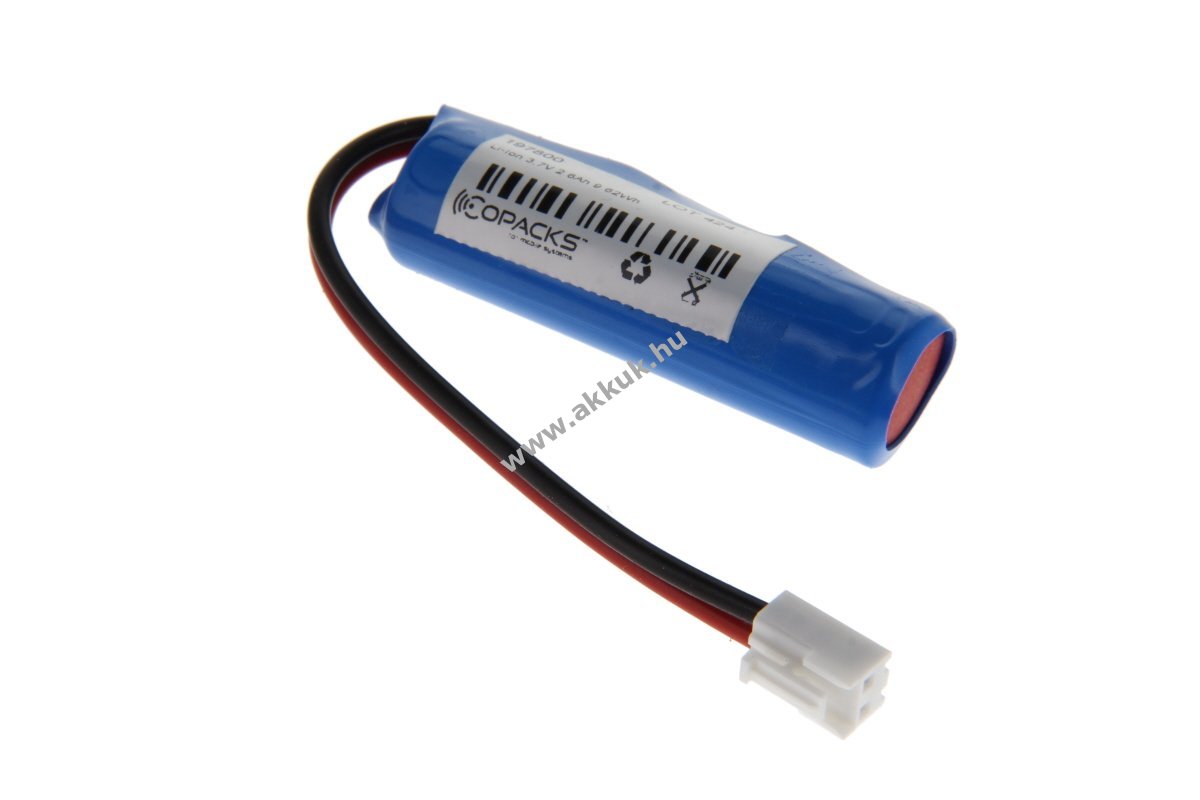 Helyettesítő akku CEAG 40071353666 3,6V 2,6Ah Li-Ion