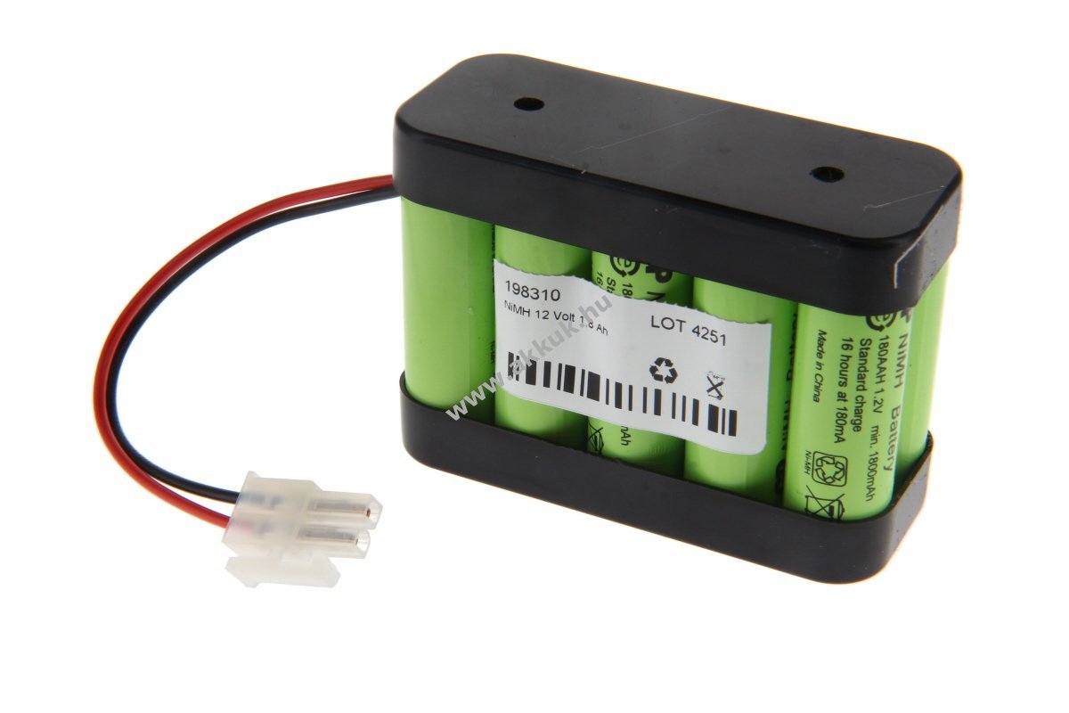 Helyettesítő akku Assa Abloy Besam USL-MEU 33550475 12V 1,8Ah NiMH