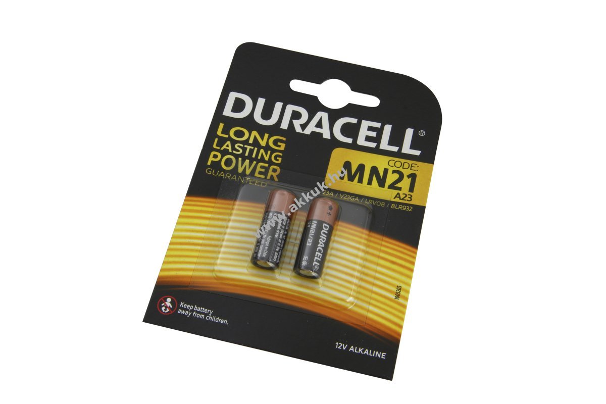 Duracell E23A MN21 MN23 V23GA 12V elem 2db/csomag alkáli