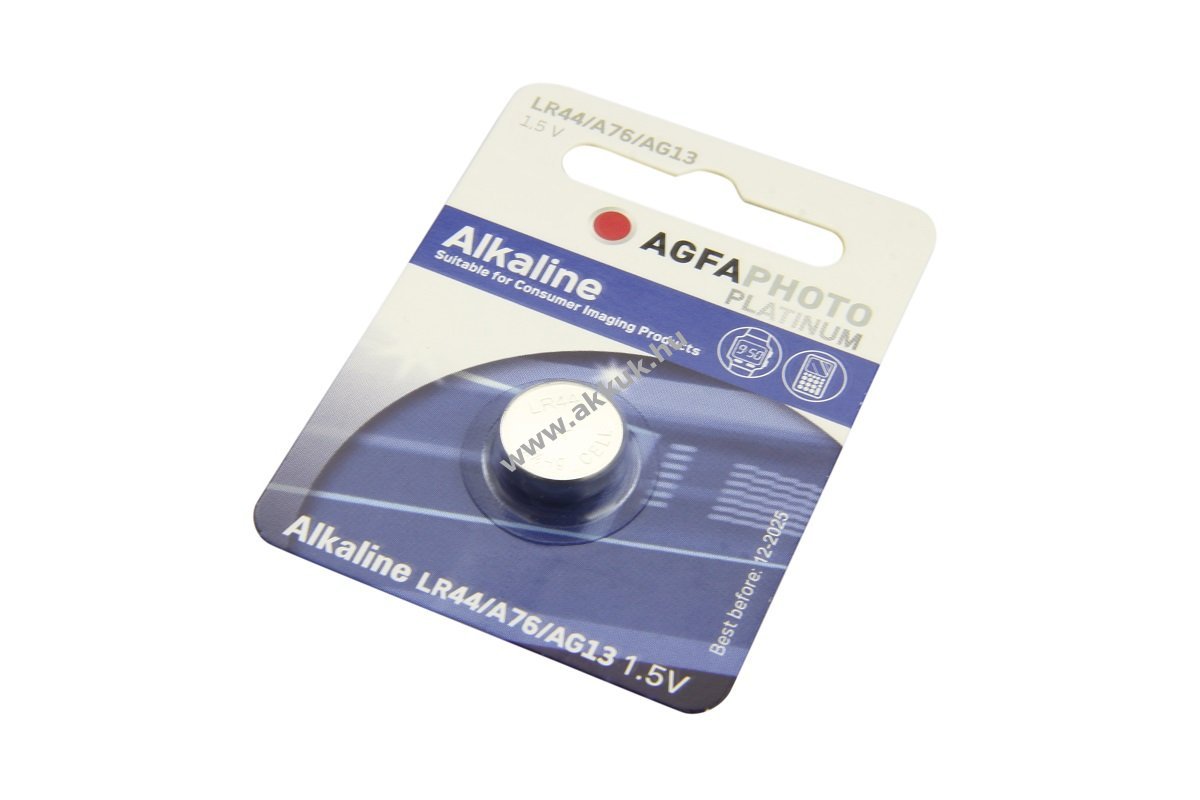 Agfa Photo Alkaline gombelem V13GA LR1154 AG13 A76 LR44 1,5V alkáli