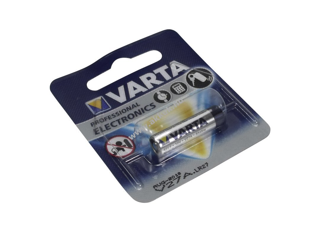 Varta 27A V27A MN27 EL812 12V elem alkáli