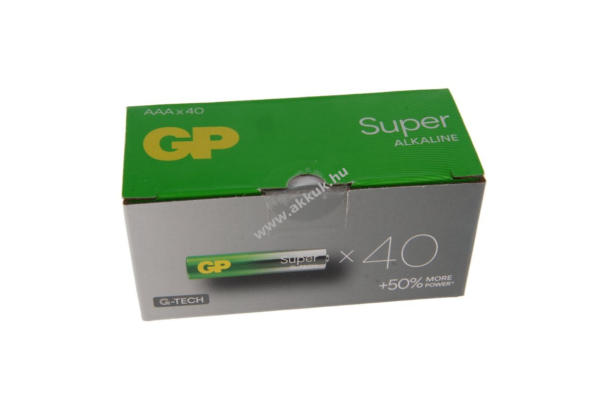 GP AAA (mikro) LR03 Super Alkaline 40db elem alkáli