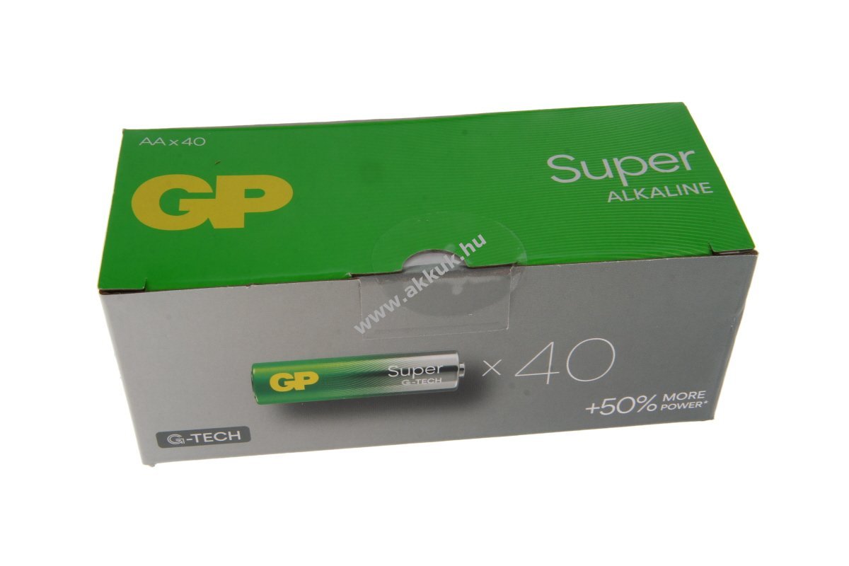 GP Mignon ceruza AA LR06 Super Alkaline alkáli elem 40db/csomag
