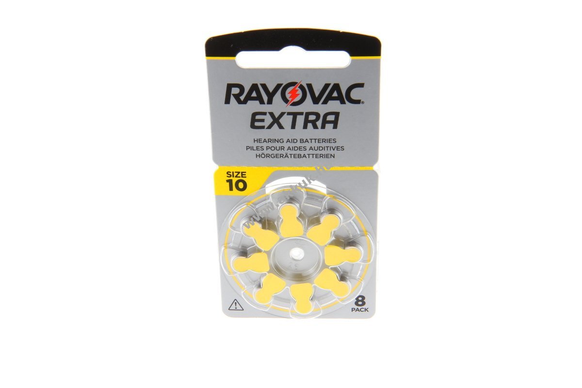 Rayovac Extra Advanced hallókészülék elem V10 1,4V 8db/csomag cink-levegő