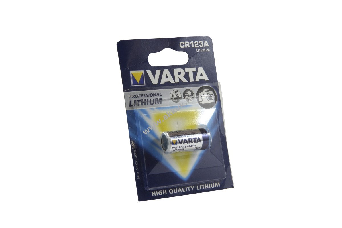 Varta CR123A 3V 1,6Ah elem lítium