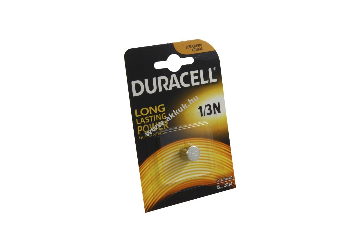 Duracell CR1/3N 2L76 DL1/3N K58 3V 0,17Ah elem lítium