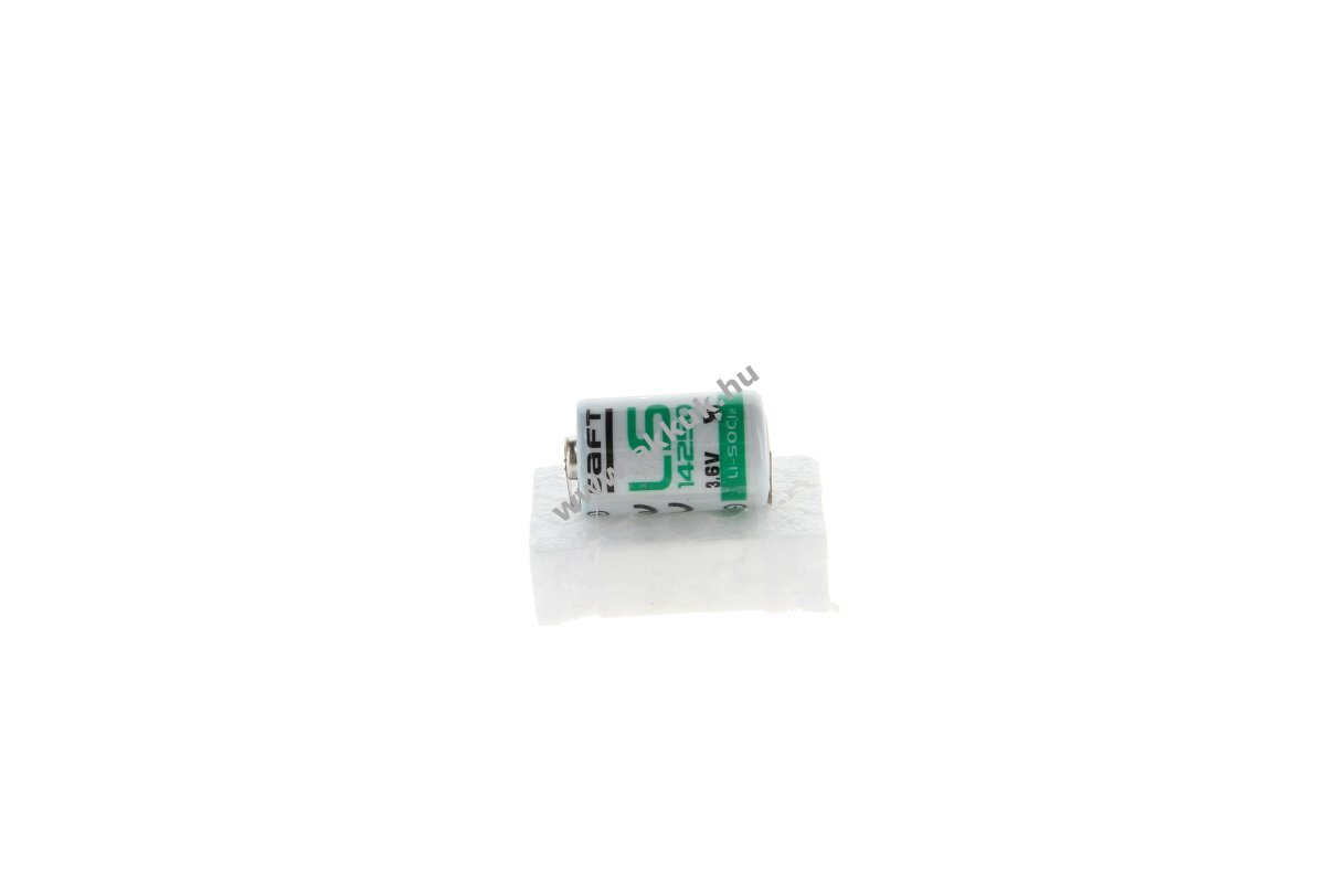 Saft LS142503PF 1/2AA elem 1 forrfül +/-3,6V 1,2Ah lítium