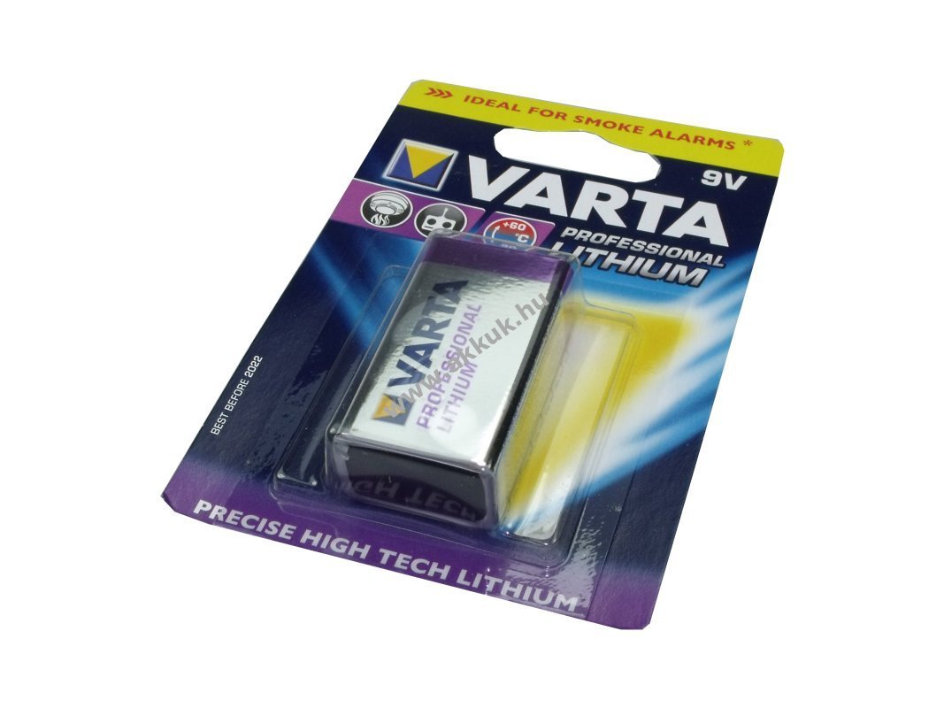 Varta Ultra Lithium 6122 9V 1,2Ah E-Block elem lítium