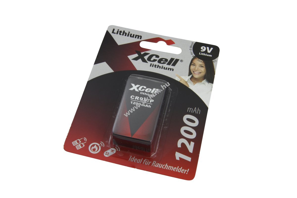 XCell 6122 E-Block CR9V 9V 1,2Ah elem lítium