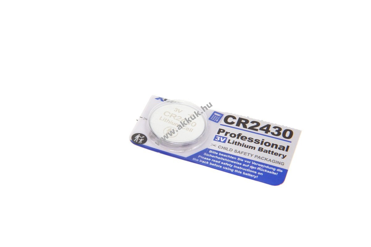 XCell CR2430 3V 0,270Ah gombelem lítium