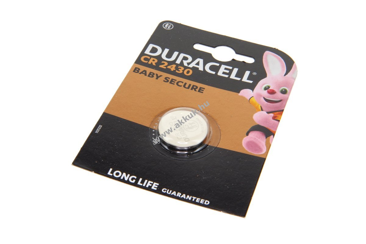 Duracell CR2430 3V 0,285Ah elem lítium