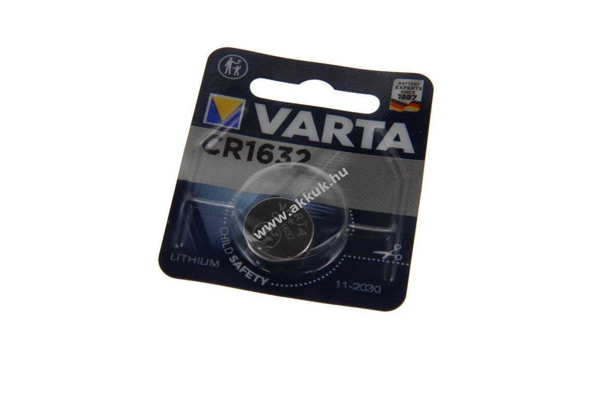 Varta CR1632 gombelem 3V 0,135Ah lítium