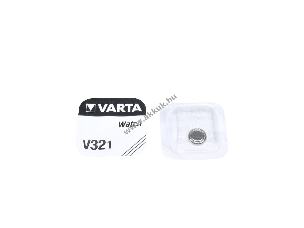 Varta V321 SR65 SR616 gombelem 1,55V ezüst-oxid