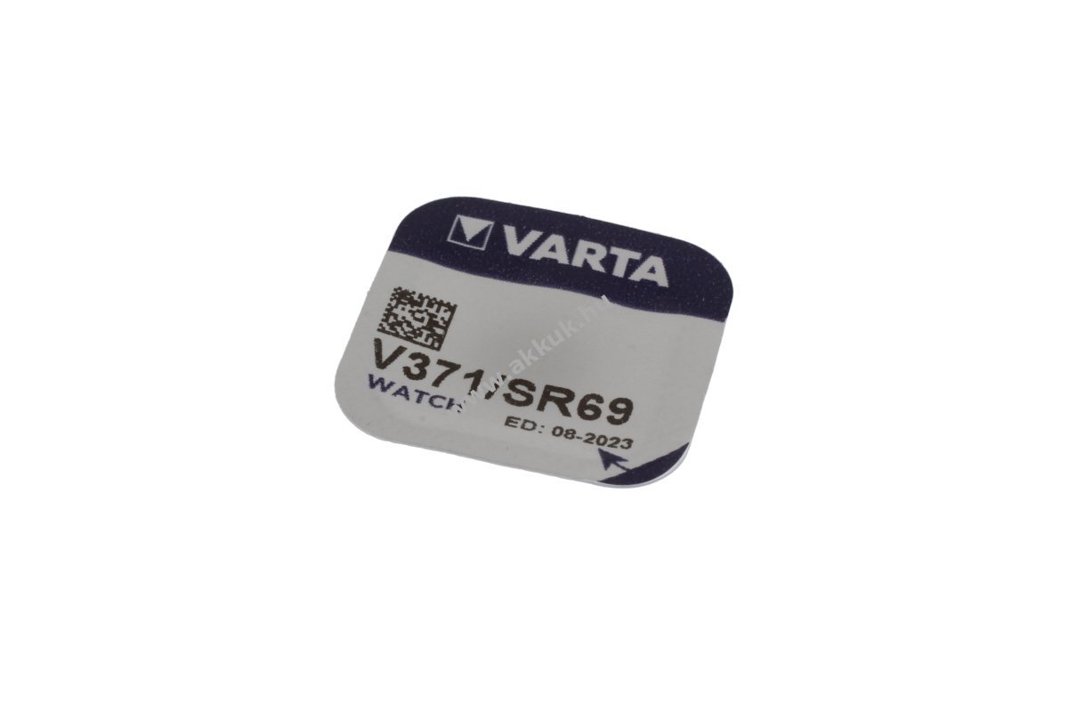 VARTA V370/V371 SR69 gombelem 1,55V 9,5x2,1mm ezüst-oxid
