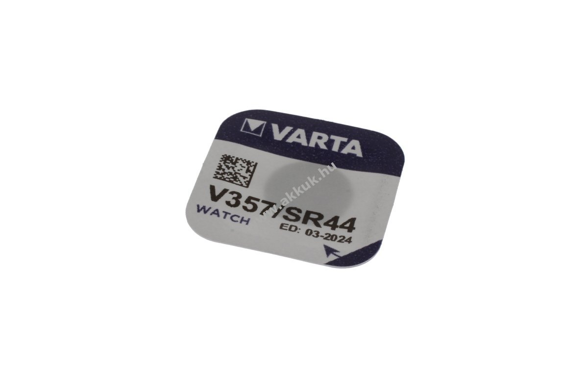 Varta V357 EPX76 SR44 gombelem 1,55V ezüst-oxid