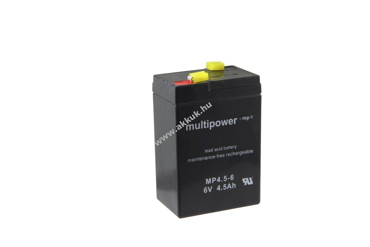Multipower MP4,5-6 6V 4,5Ah ólom akku