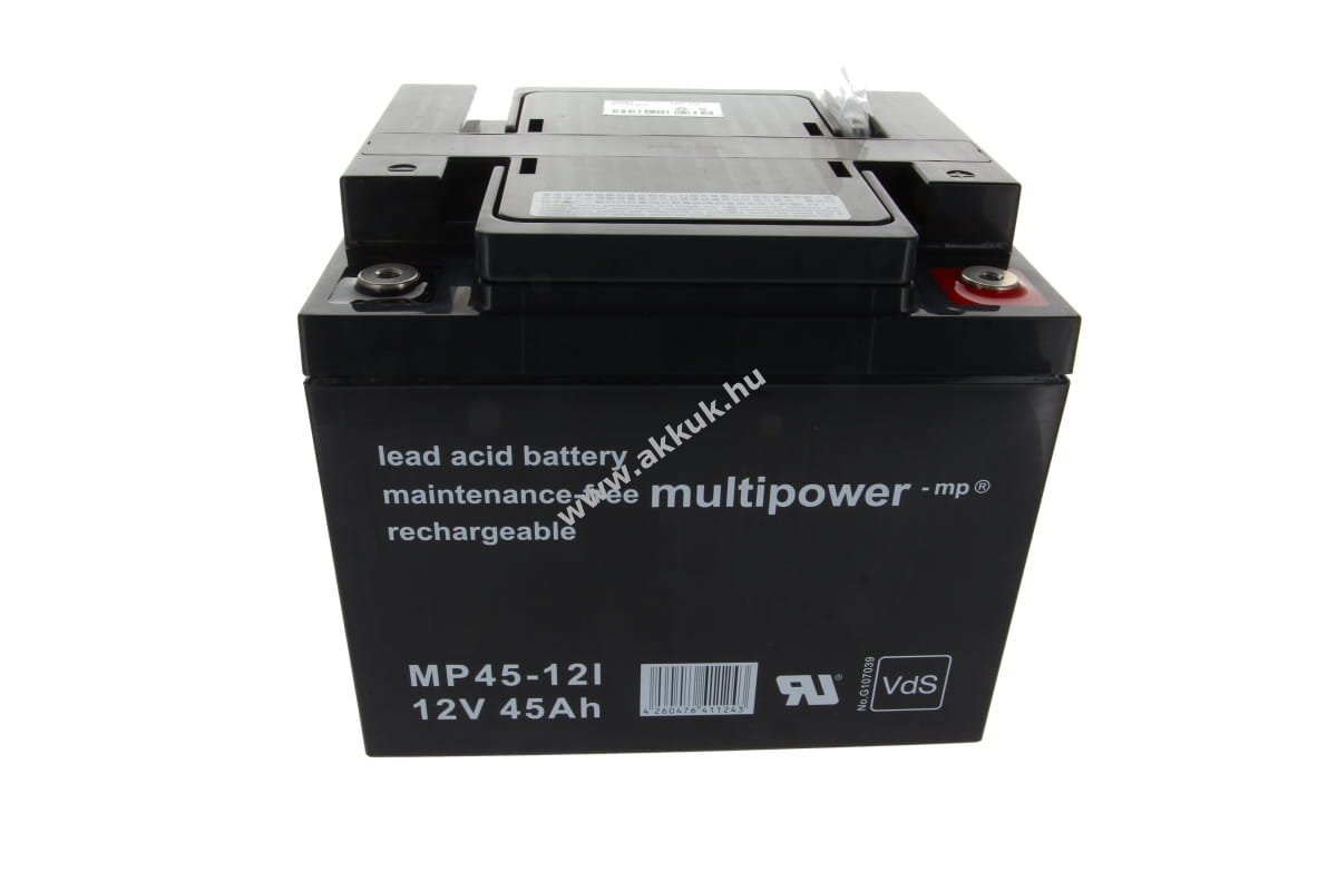 Multipower MP45-12I MP45-12 12V 45Ah ólomsavas akku