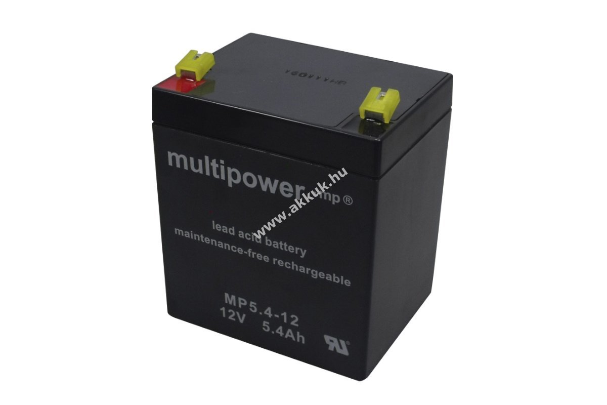 Multipower MP5,4-12 akku 12V 5,4Ah ólomsavas
