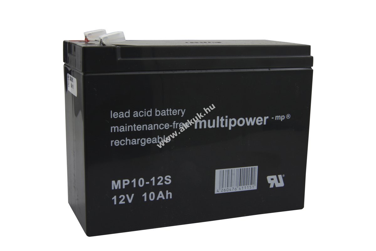 Multipower MP10-12S 12V 10Ah ólomsavas akku