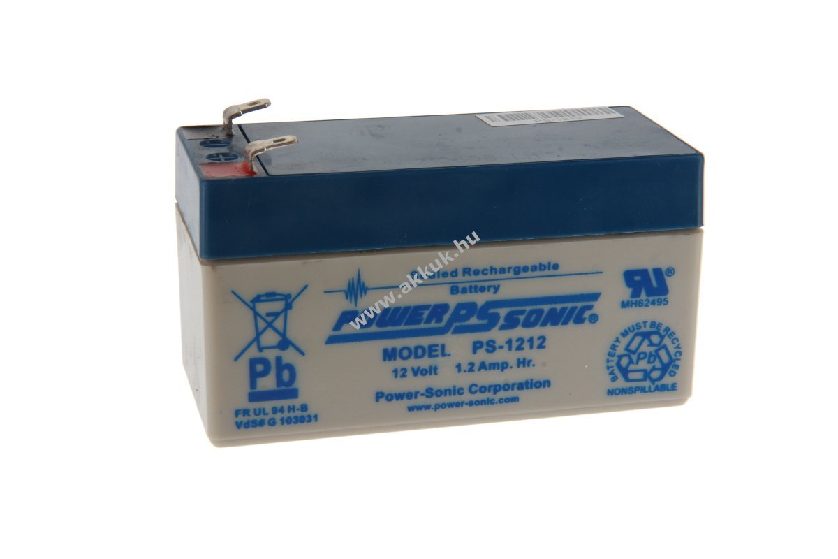 Powersonic PS-1212 12V 1,2Ah akku ólomsavas