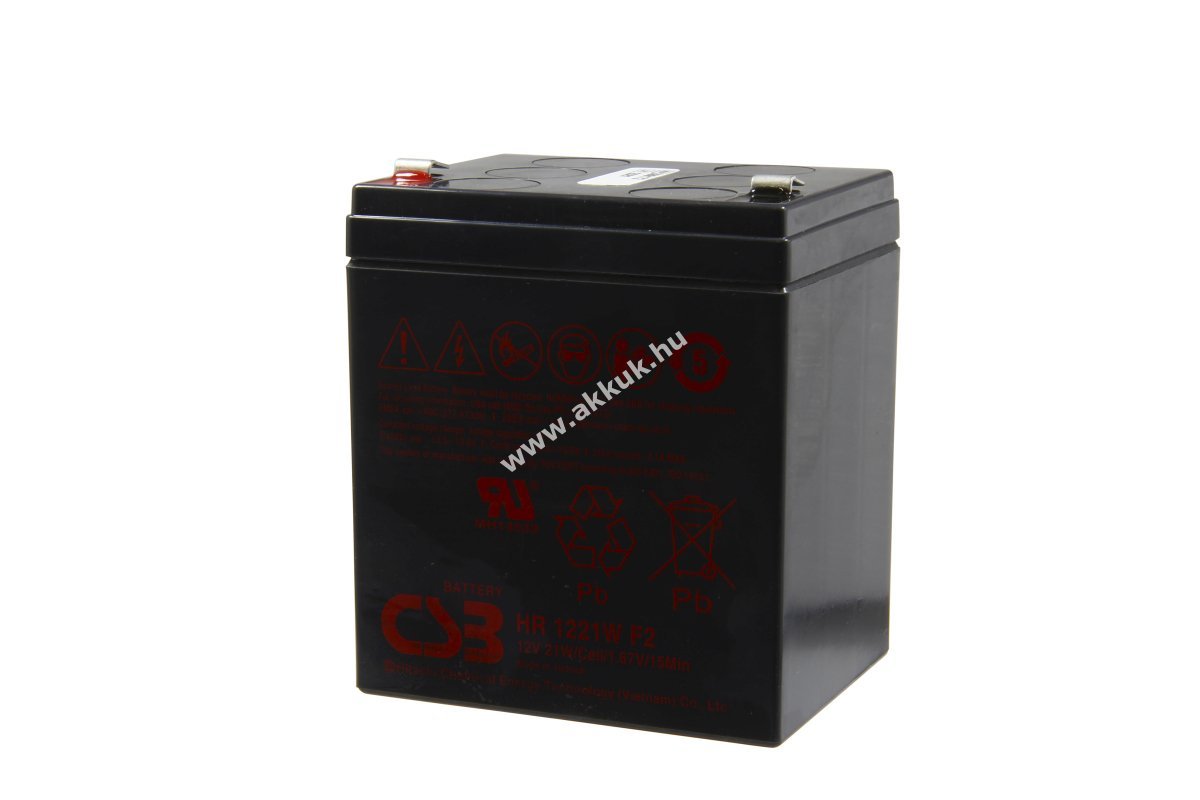 CSB HR1221WF2 12V 5,5Ah akku ólom-gél