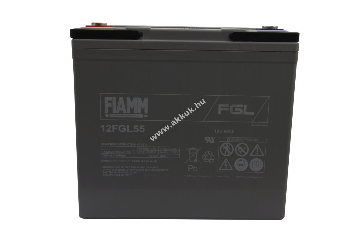 FIAMM OGIV 12FGL55 akku AGM