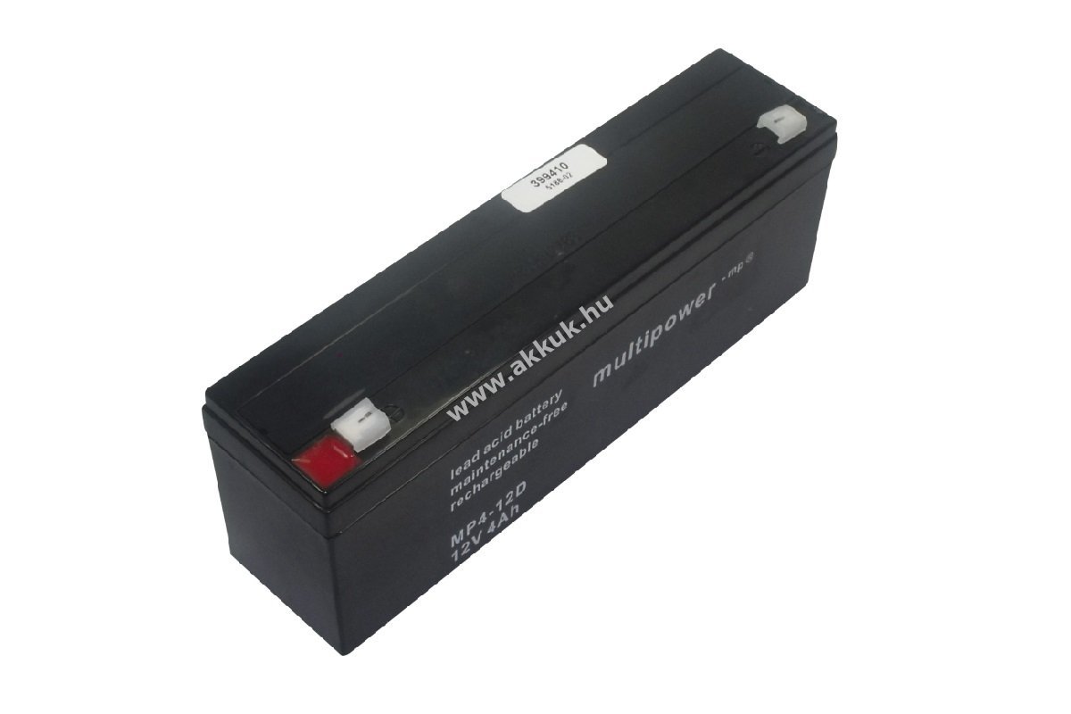 Multipower MP4-12D 12V 4Ah akku ólomsavas