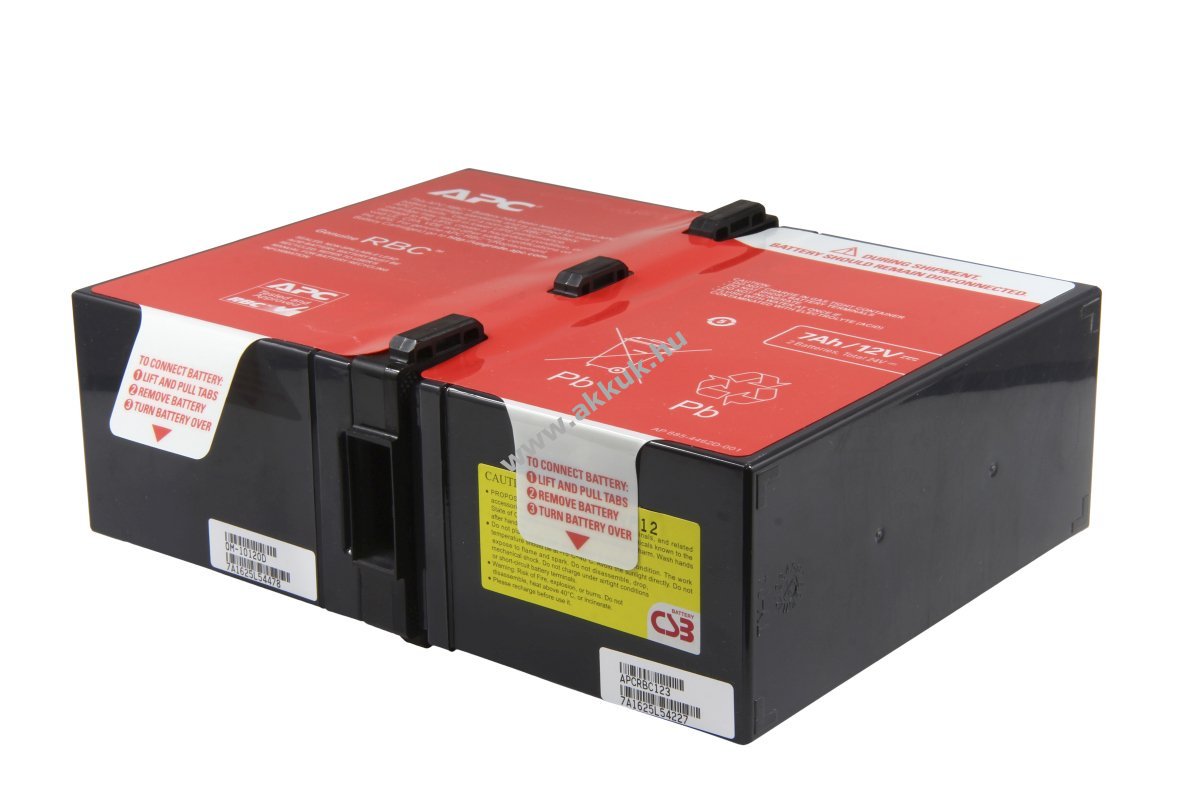 Eredeti APC RBC123 akku 24V 7Ah