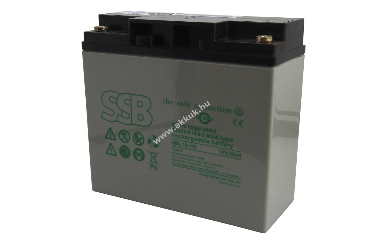 SSB SBL18-12i 12V 18Ah ólomsavas akku AGM