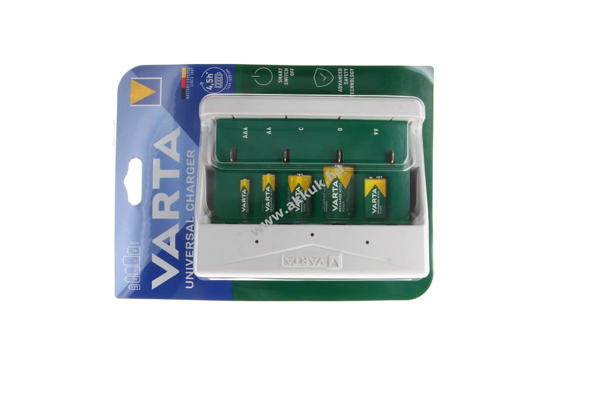 Varta Easy Energy univerzális töltő 57678101401 12V/24V csatlakozó