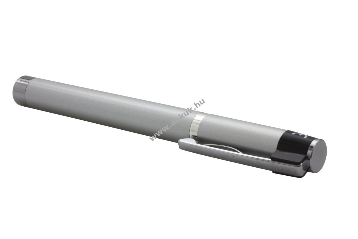 Helyettesítő diagnosztikai LED penlight klipszes kapcsolóval, alumínium ház, 2xAAA ZnC elemmel